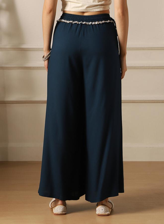 globus Women Wide Leg Palazzo Pants - Image 3